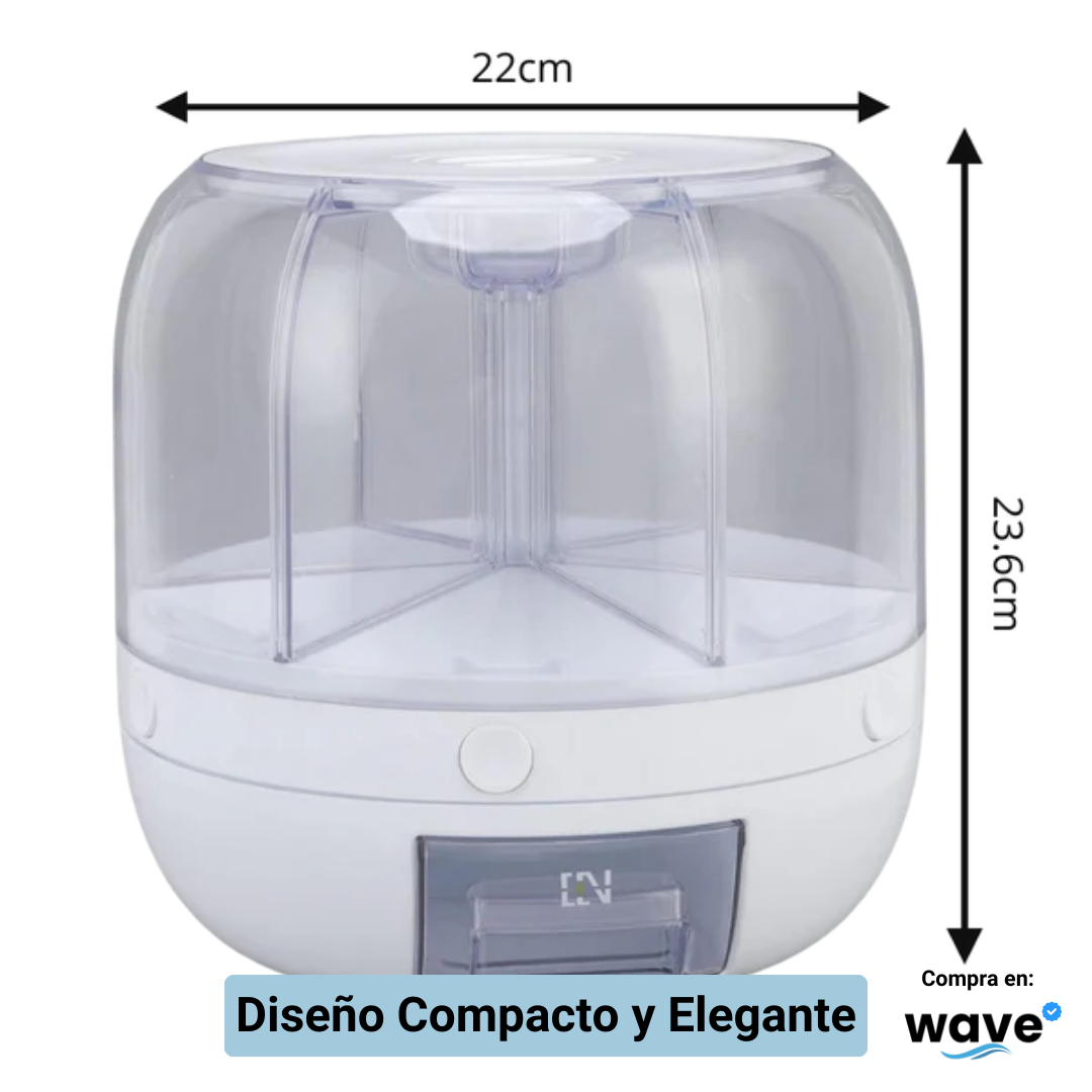 Dispensador de Granos Giratorio 360º Wave™